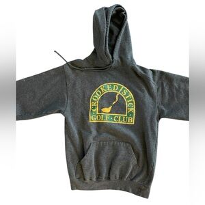 CROOKED STICK Golf Course Badger Sports Charcoal Grey Kangaroo Pocket Medium